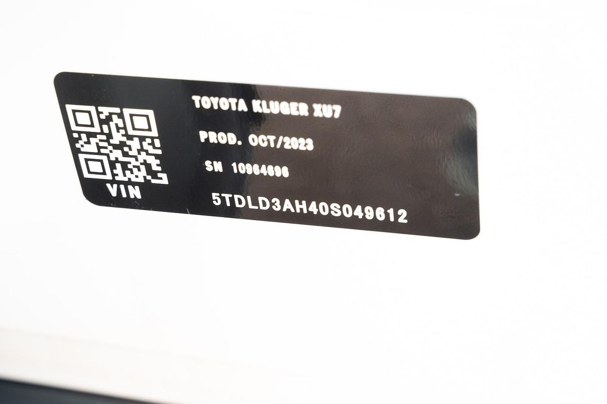 2024 Toyota Kluger GX TXUA70R