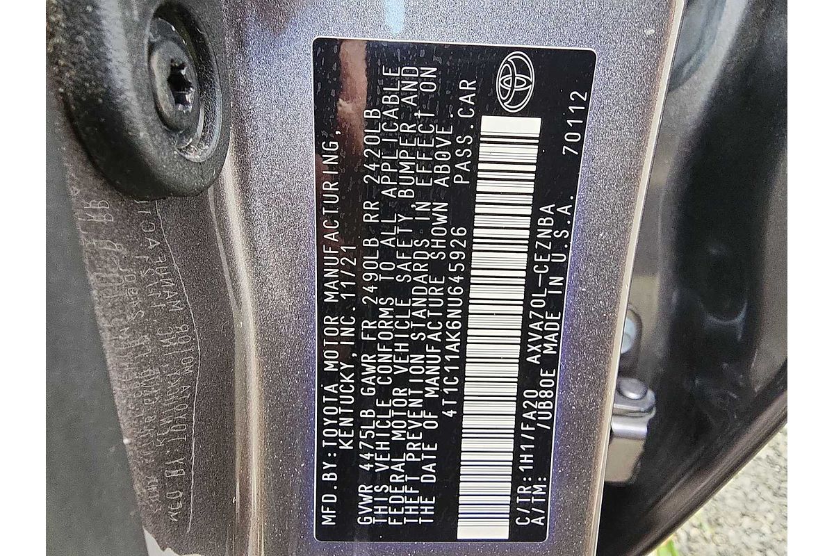 2022 Toyota Camry LE