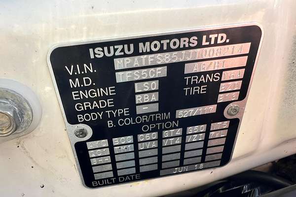 2018 Isuzu D-MAX SX 4X4