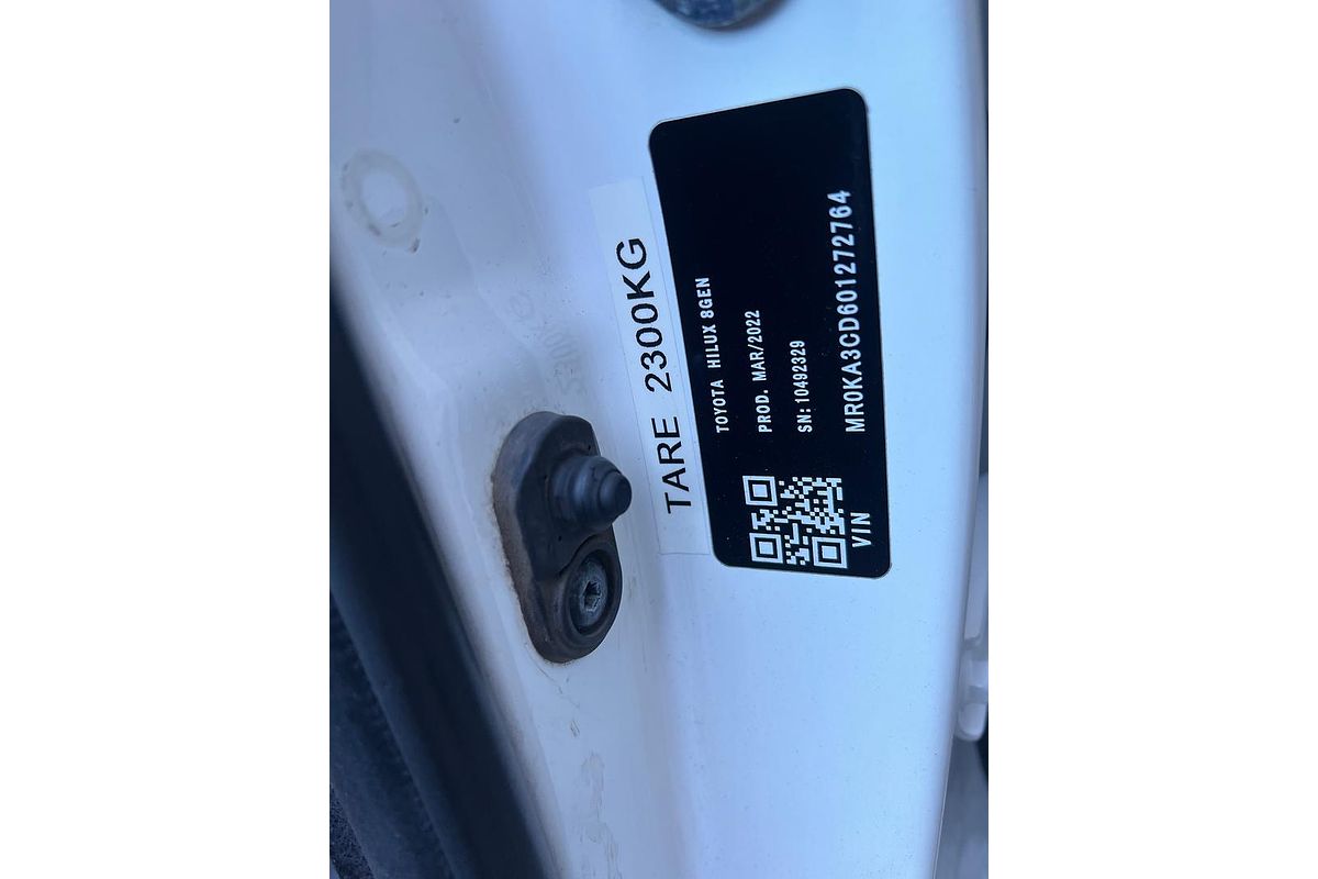 2022 Toyota Hilux SR GUN126R 4X4
