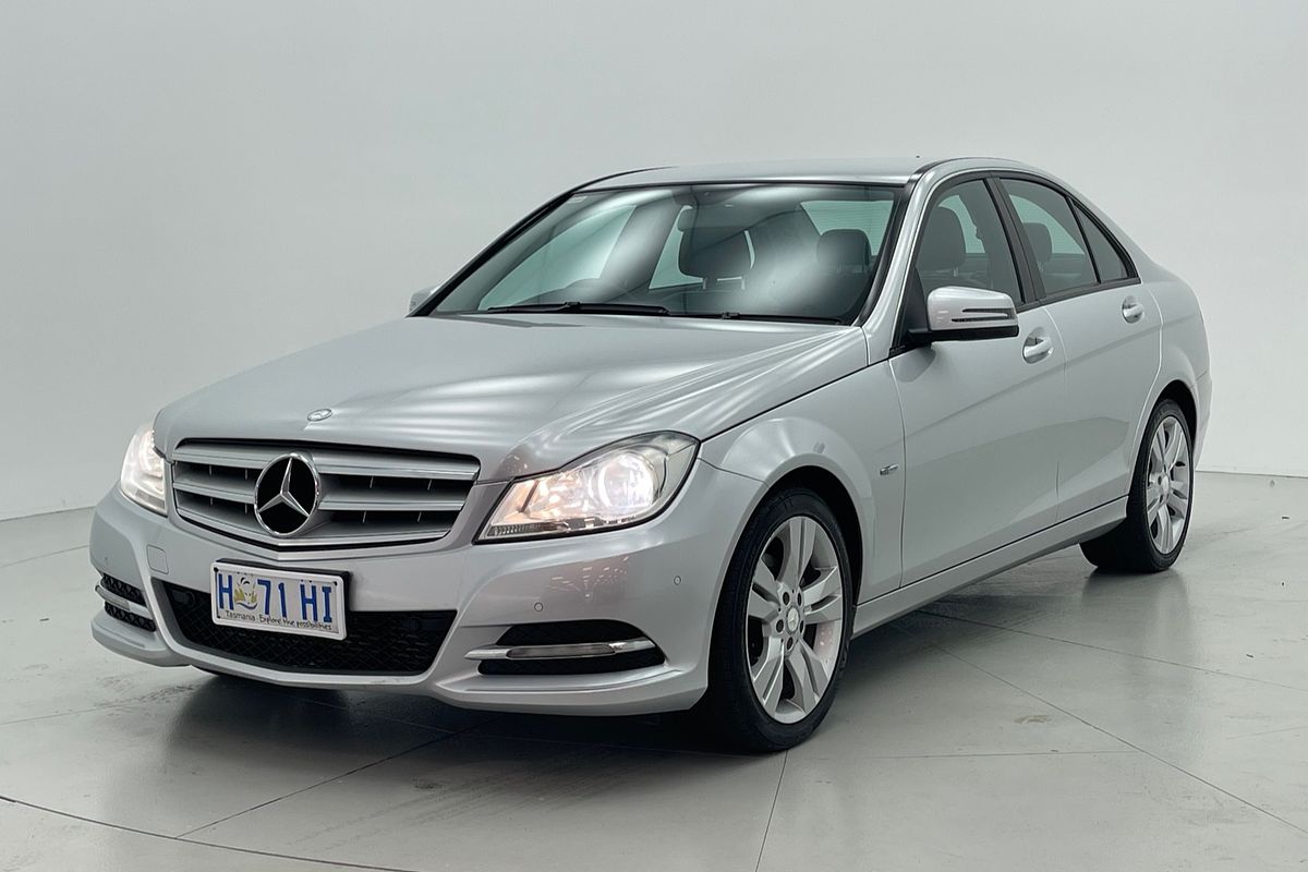 2012 Mercedes-benz C200 BE 7 SP AUTOMATIC G-TRONIC 4D SEDAN T4