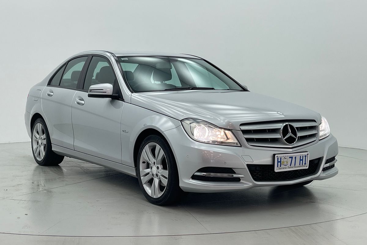 2012 Mercedes-benz C200 BE 7 SP AUTOMATIC G-TRONIC 4D SEDAN T4
