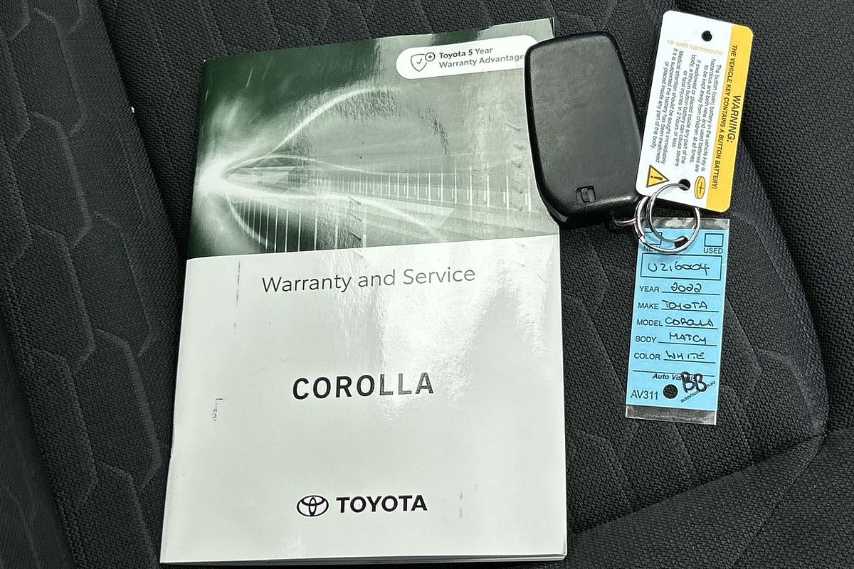 2022 Toyota Corolla Ascent Sport Hybrid ZWE219R