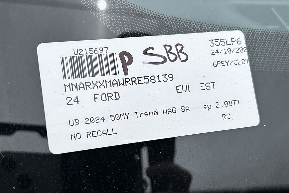 2024 Ford Everest Trend 2.0L