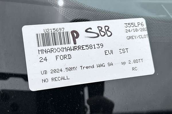 2024 Ford Everest Trend 2.0L