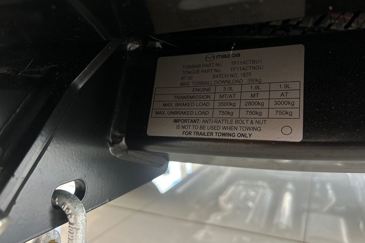 2025 Mazda BT-50 SP TF 4X4