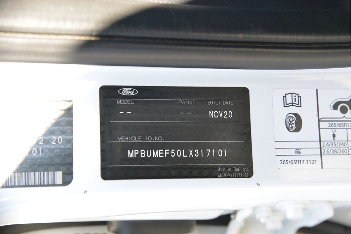 2020 Ford Ranger XL PX MkIII 4X4 3.2L