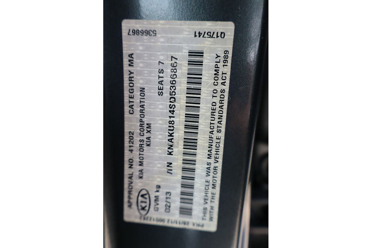 2013 Kia Sorento SLi XM