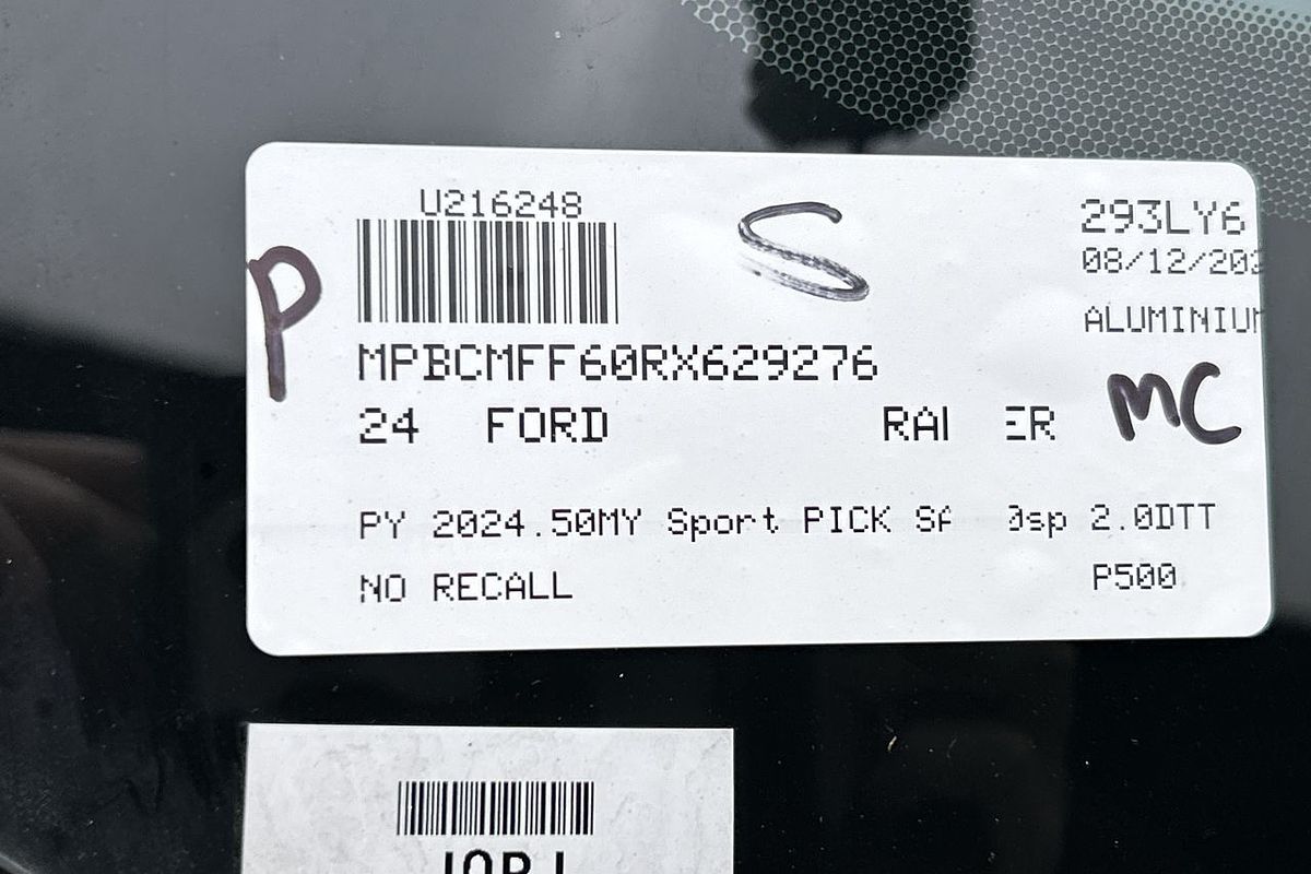 2024 Ford Ranger Sport 4X4 2.0L