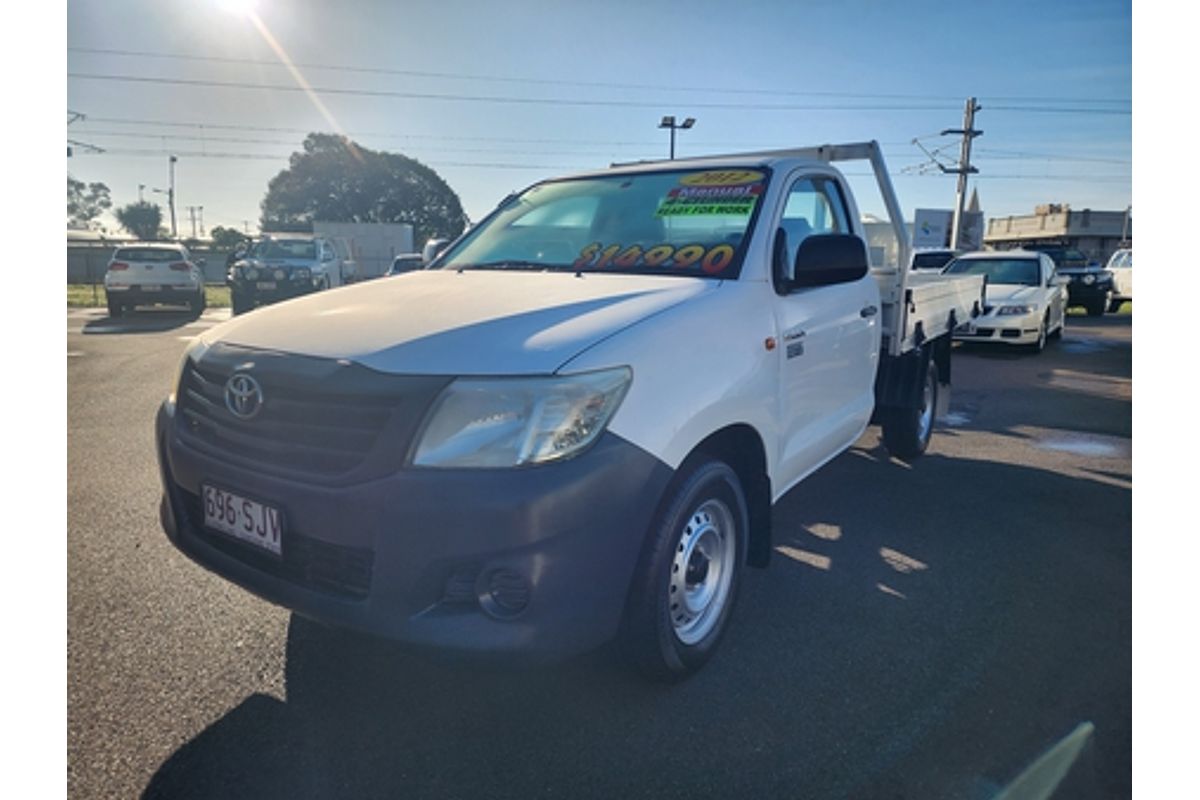 2012 Toyota Hilux Workmate TGN16R Rear Wheel Drive