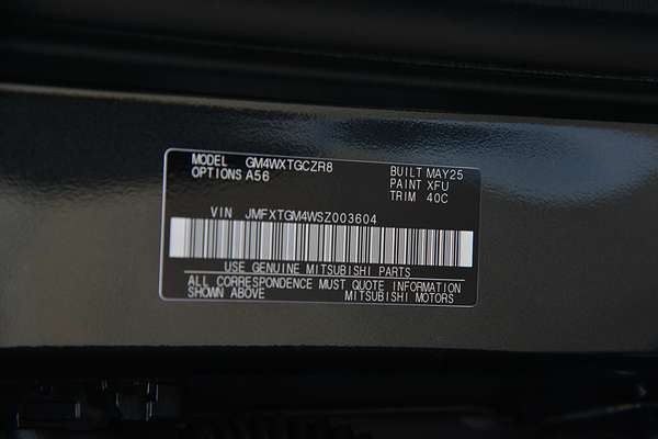 2025 Mitsubishi Outlander Exceed Tourer ZM