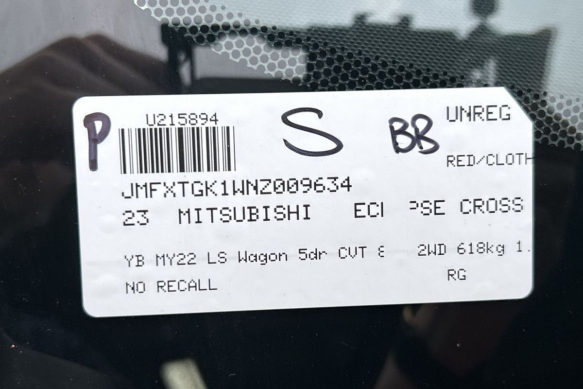 2023 Mitsubishi Eclipse Cross LS YB