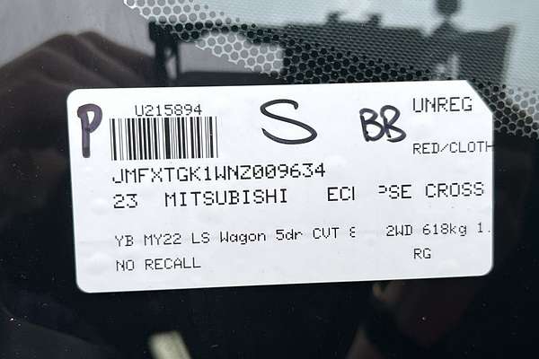 2023 Mitsubishi Eclipse Cross LS YB
