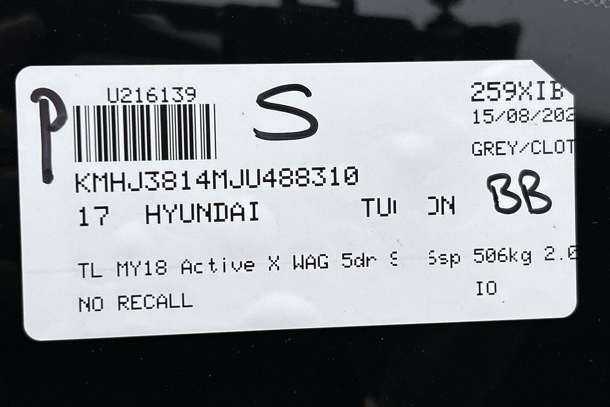 2017 Hyundai Tucson Active X TL