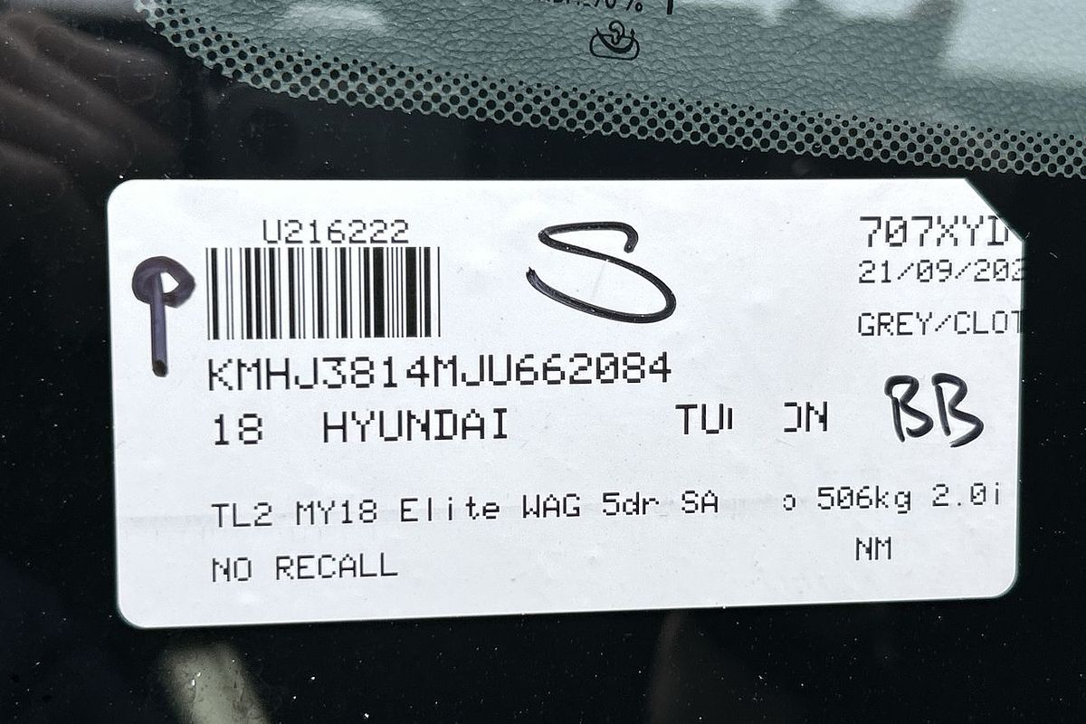 2018 Hyundai Tucson Elite TL2