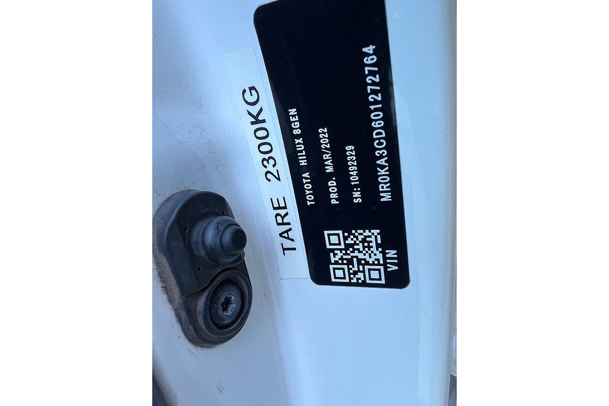 2022 Toyota Hilux SR GUN126R 4X4