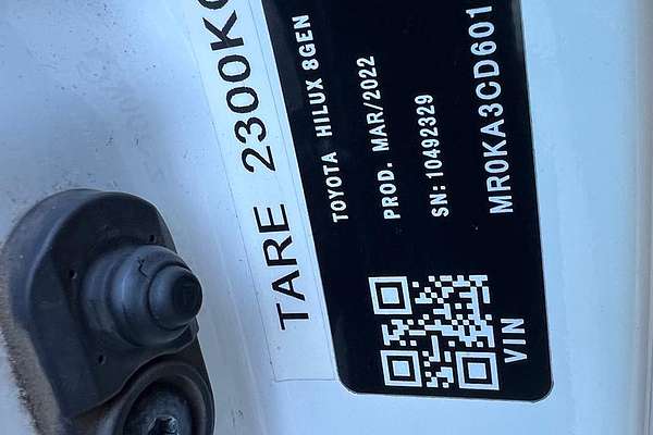 2022 Toyota Hilux SR GUN126R 4X4