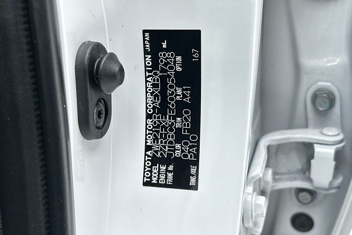 2024 Toyota Corolla Ascent Sport Hybrid ZWE219R