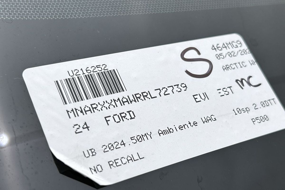 2024 Ford Everest Ambiente 2.0L