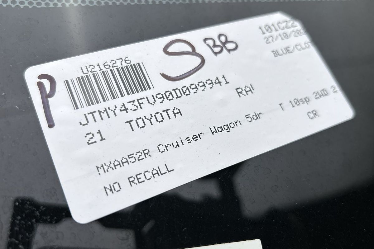 2021 Toyota RAV4 Cruiser MXAA52R