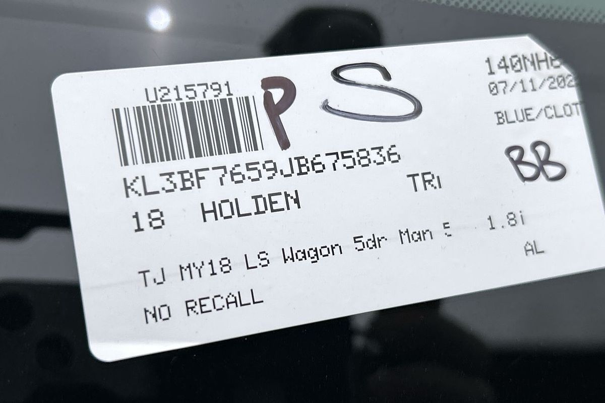 2018 Holden Trax LS TJ