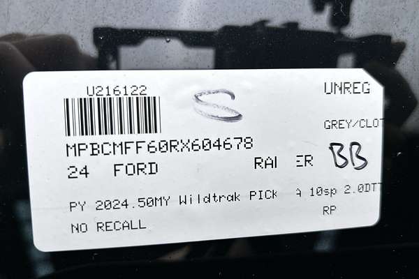 2024 Ford Ranger Wildtrak 4X4 2.0L