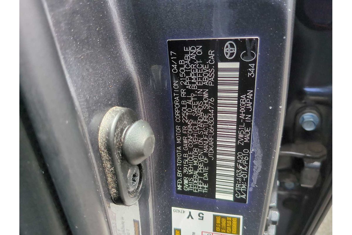 2017 Toyota Prius Three
