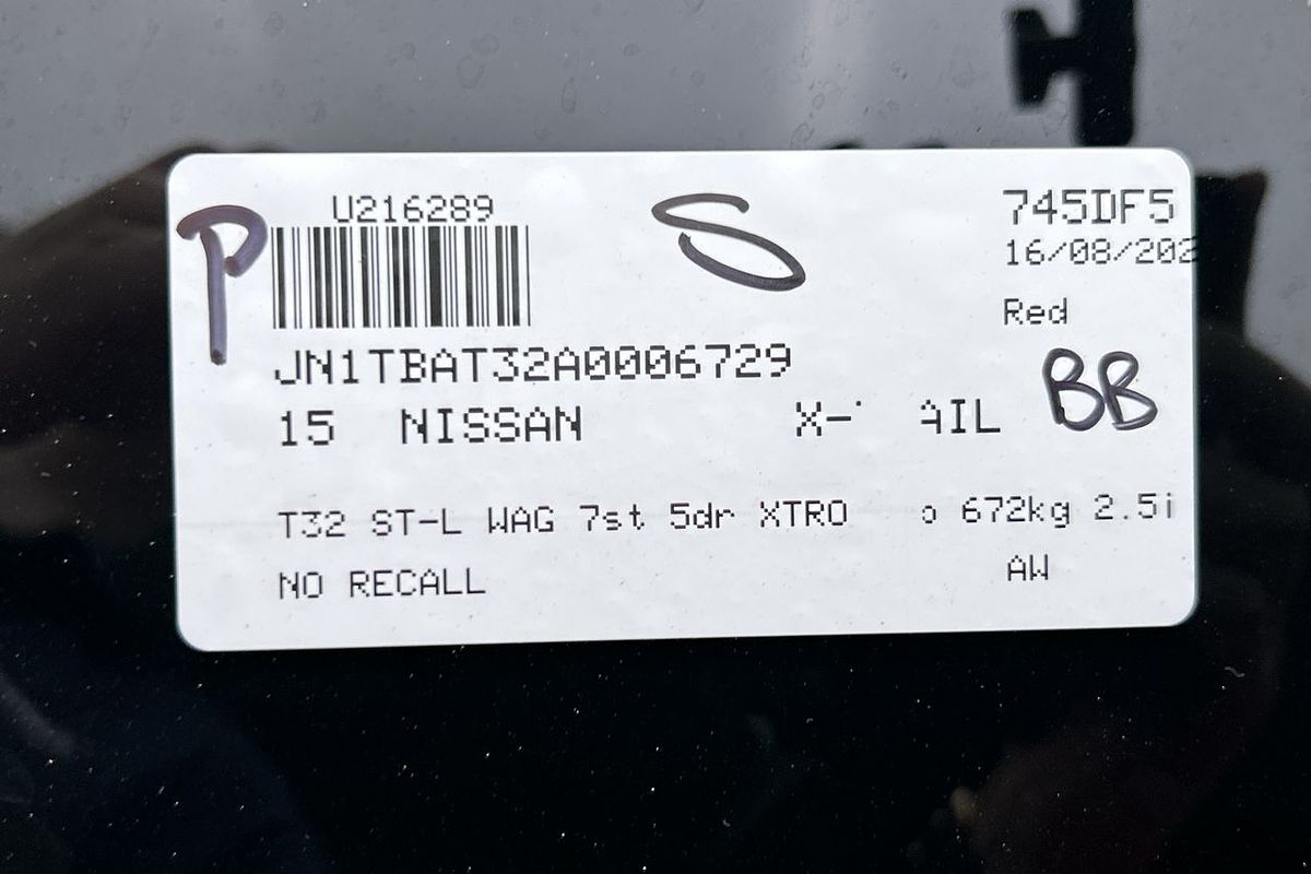 2015 Nissan X-TRAIL ST-L T32