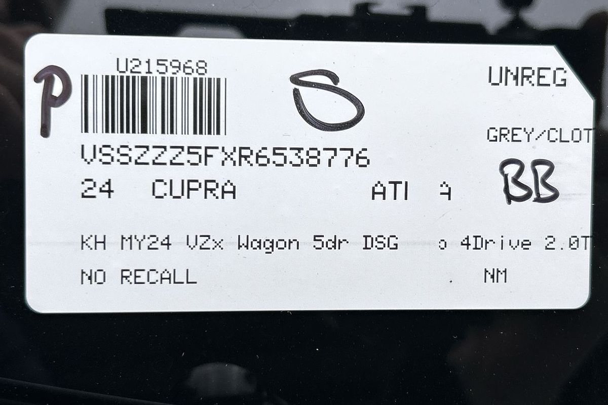 2024 CUPRA Ateca VZx KH