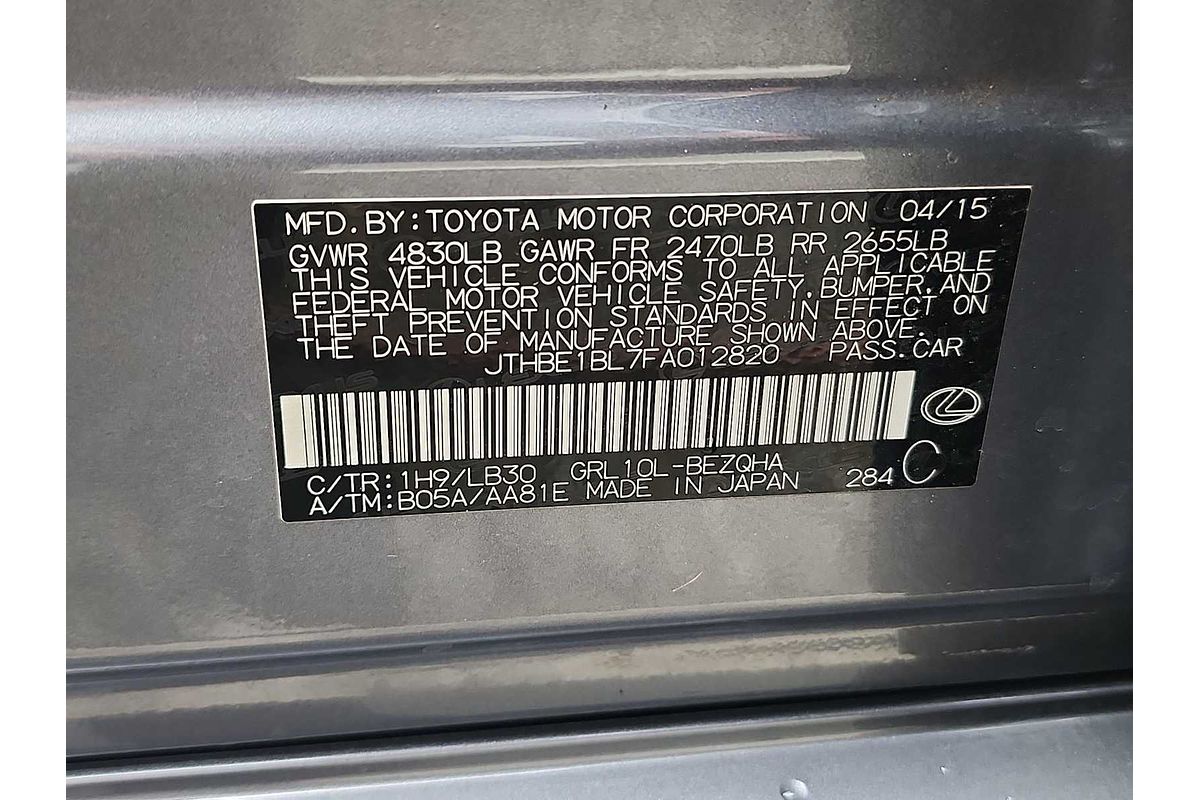 2015 Lexus GS