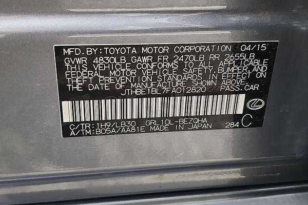 2015 Lexus GS