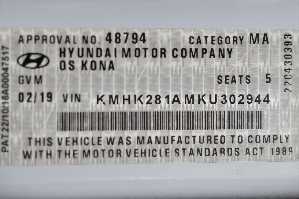 2019 Hyundai Kona Active OS.2