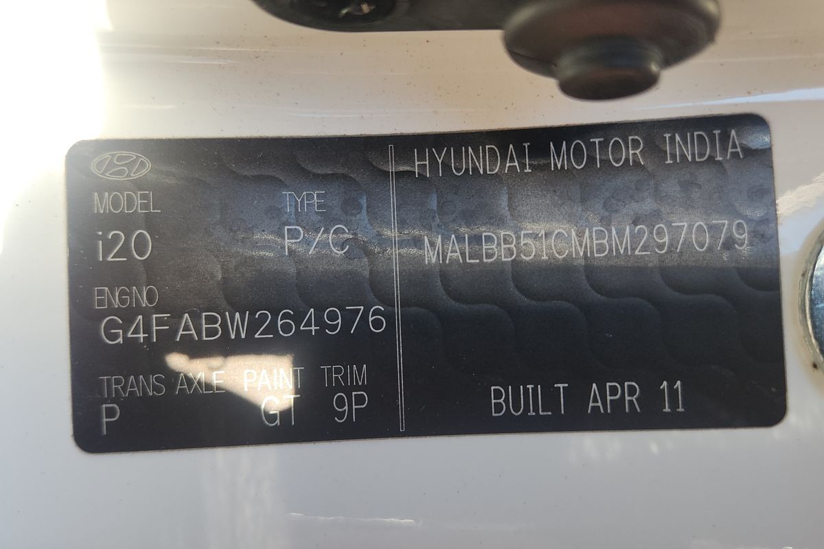 2011 Hyundai i20 Active PB