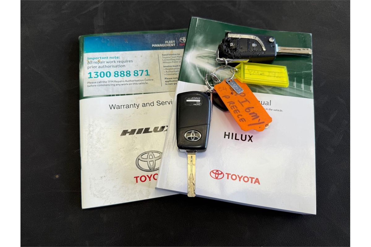 2019 Toyota Hilux Workmate TGN121R Rear Wheel Drive