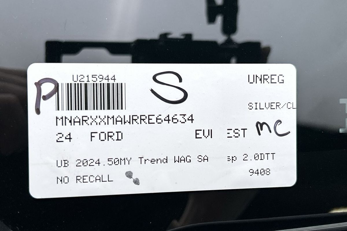 2024 Ford Everest Trend 2.0L