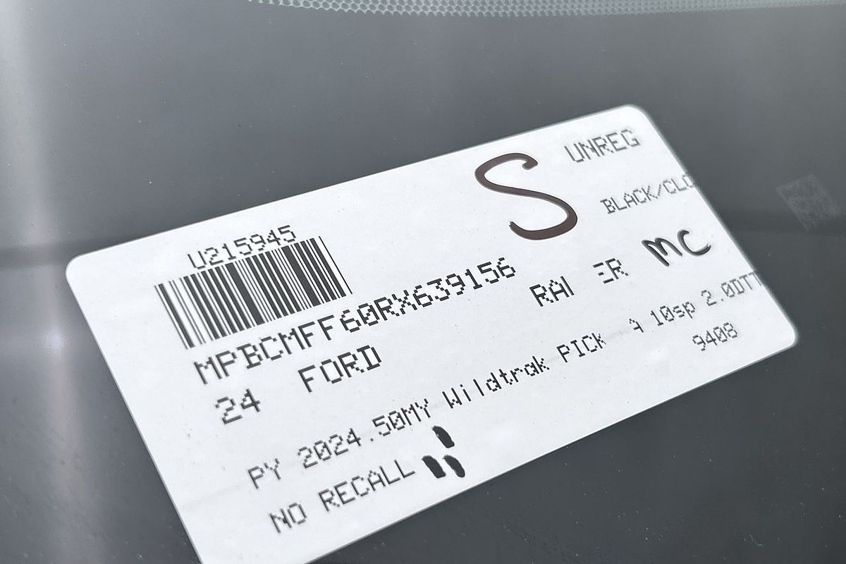 2024 Ford Ranger Wildtrak 4X4 2.0L