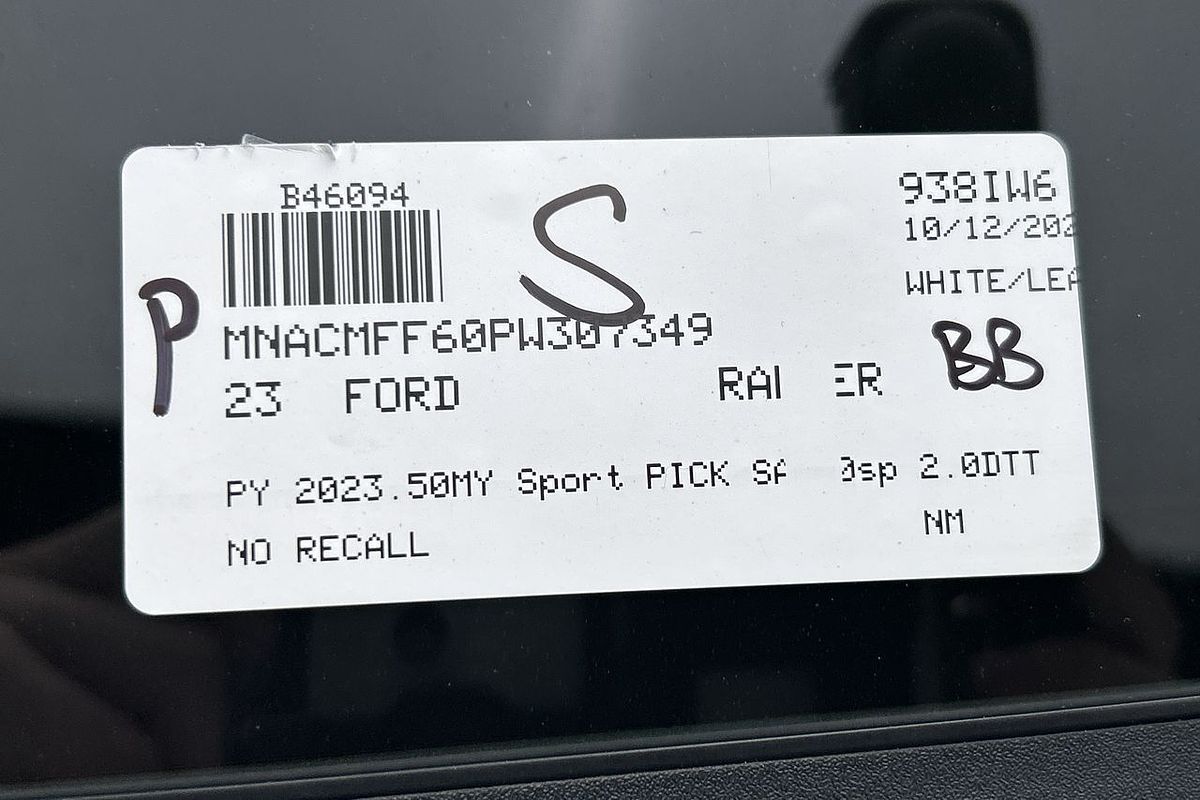 2023 Ford Ranger Sport 4X4 2.0L
