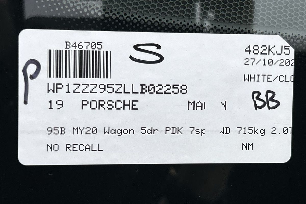 2019 Porsche Macan 95B