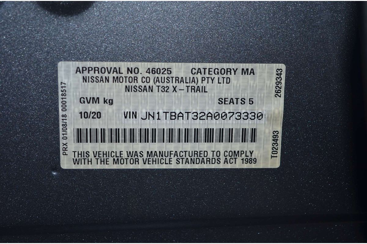 2020 Nissan X-TRAIL ST T32 Series III