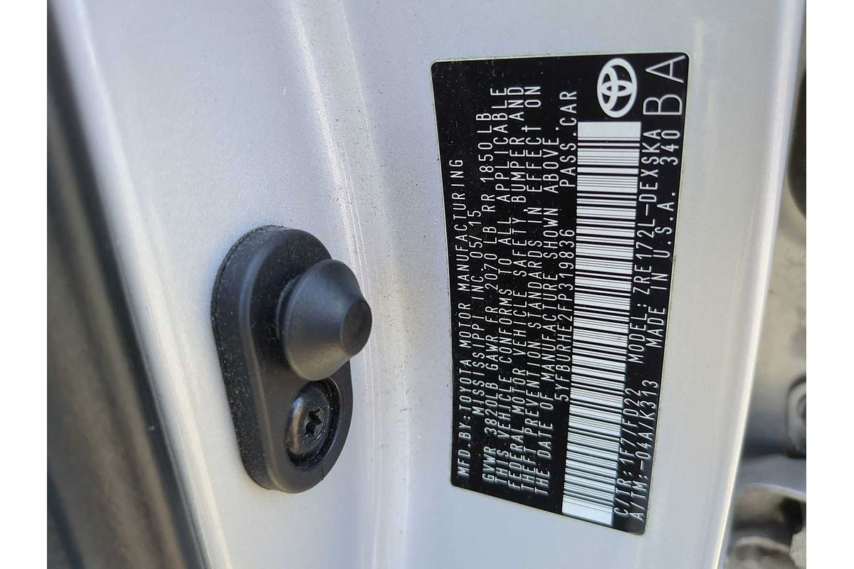 2015 Toyota Corolla S