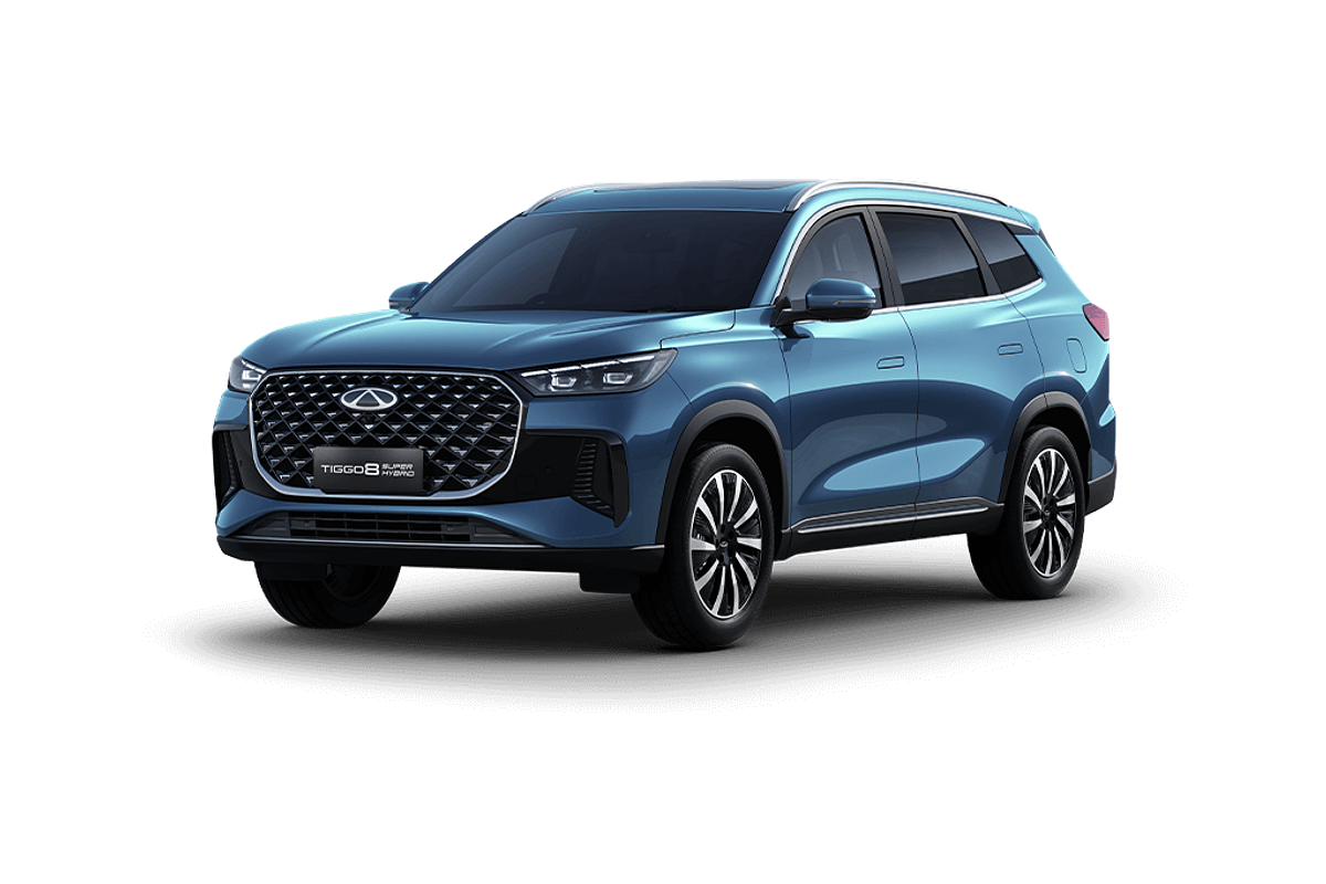 2025 Chery Tiggo 8 Super Hybrid Urban In Blue New SUV Stock 2025 Chery Tiggo 8 Super Hybrid Urban In Blue New SUV Stock