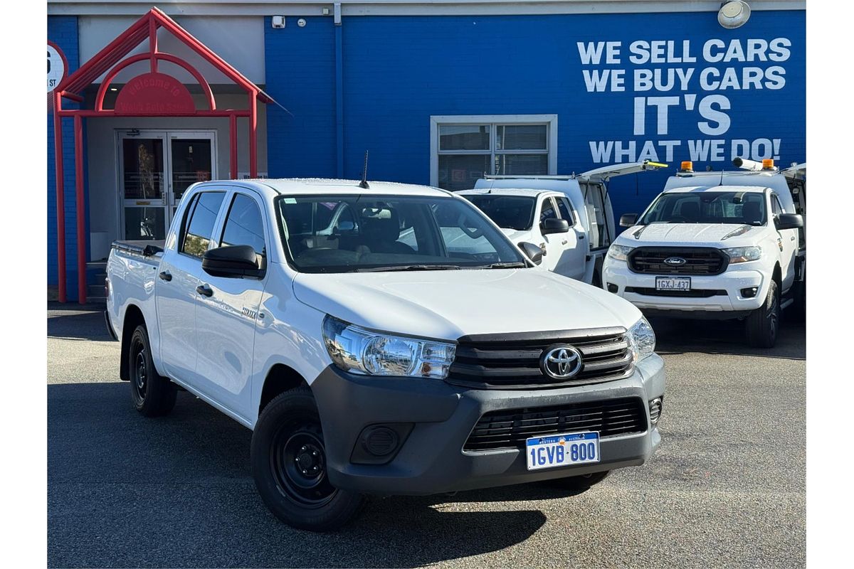 2019 Toyota Hilux Workmate TGN121R Rear Wheel Drive