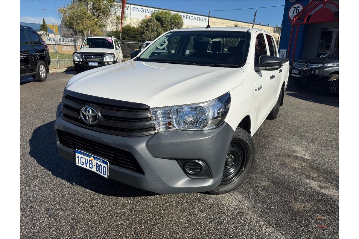 2019 Toyota Hilux Workmate TGN121R Rear Wheel Drive