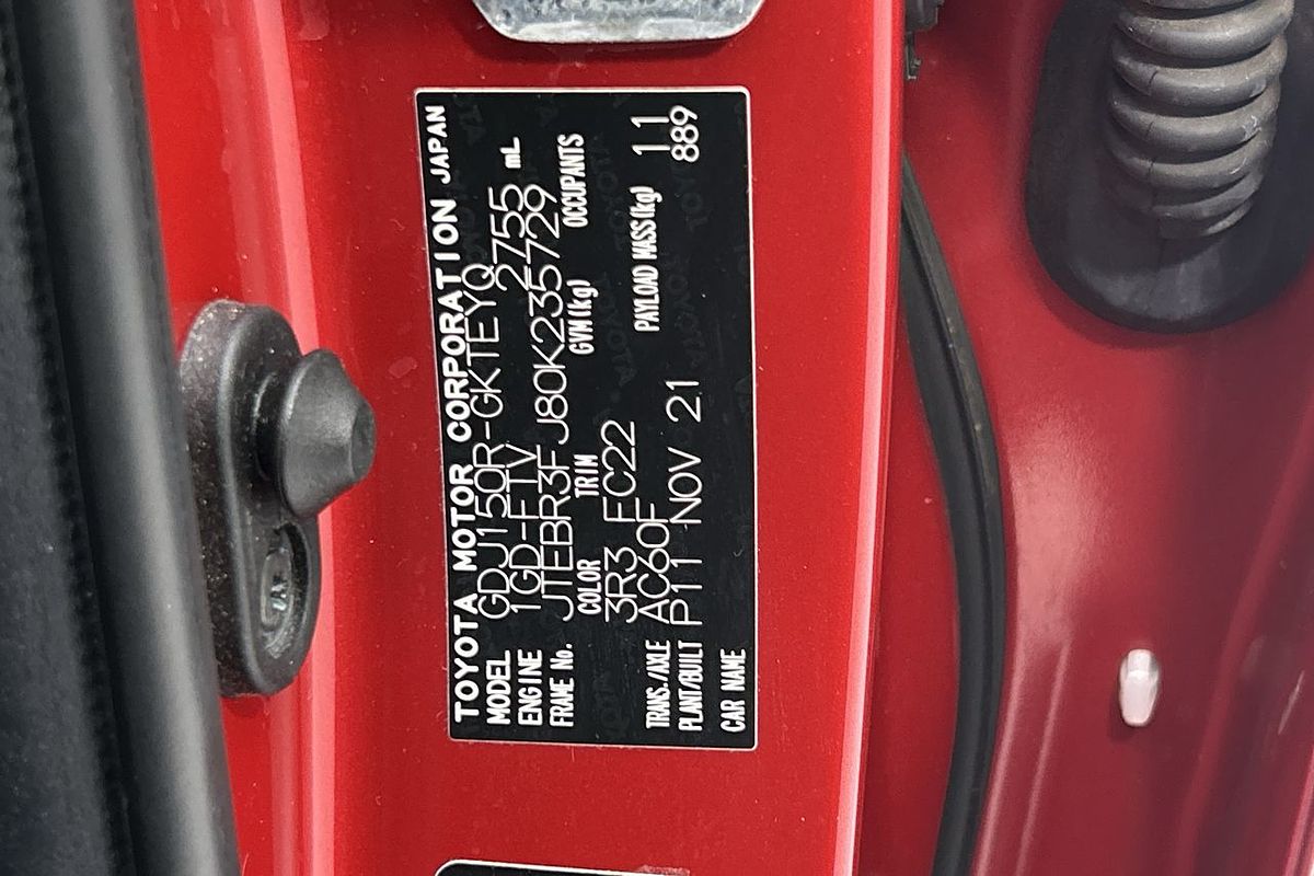 2021 Toyota Landcruiser Prado GXL GDJ150R