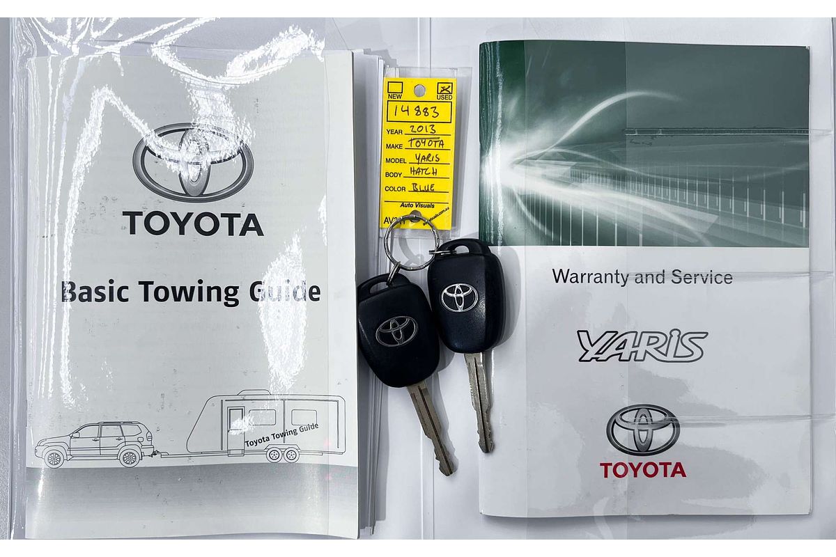 2013 Toyota Yaris YR NCP130R