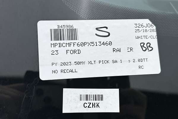 2023 Ford Ranger XLT 4X4 2.0L
