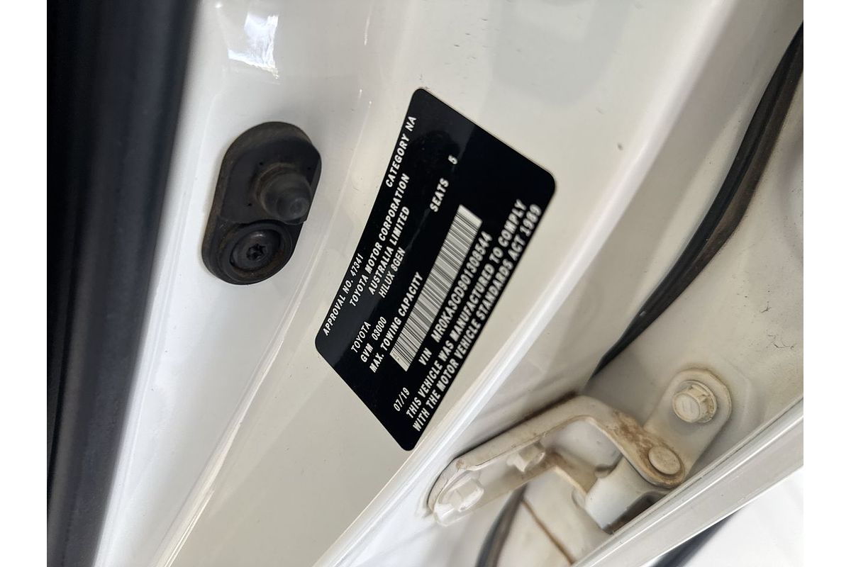 2019 Toyota Hilux SR GUN126R 4X4