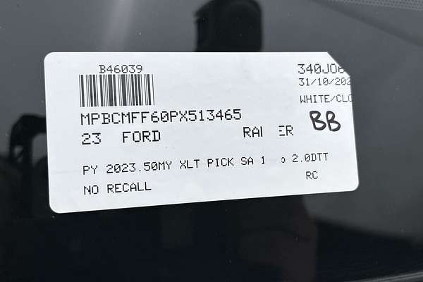 2023 Ford Ranger XLT 4X4 2.0L