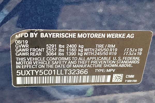 2020 BMW X3 xDrive30i G01
