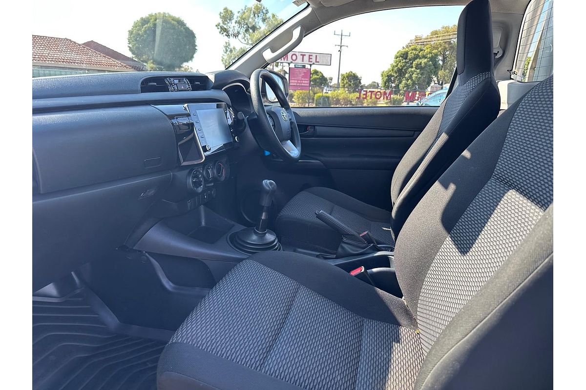 2021 Toyota Hilux Hilux 4x2 Workmate 2.4L T Diesel Manual Single Cab C/C GUN135R Rear Wheel Drive
